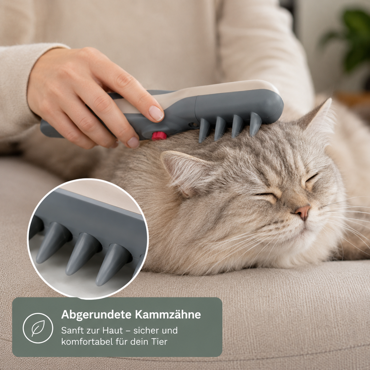 Elektrischer Entfilzungskamm für Hunde & Katzen