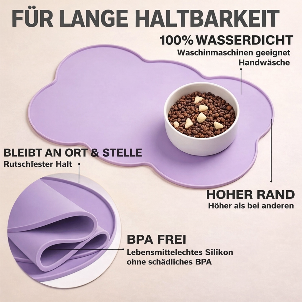 Silikon Futtermatte für Hunde & Katzen