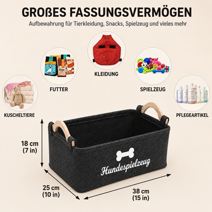 Filz Aufbewahrungsbox für Haustiere