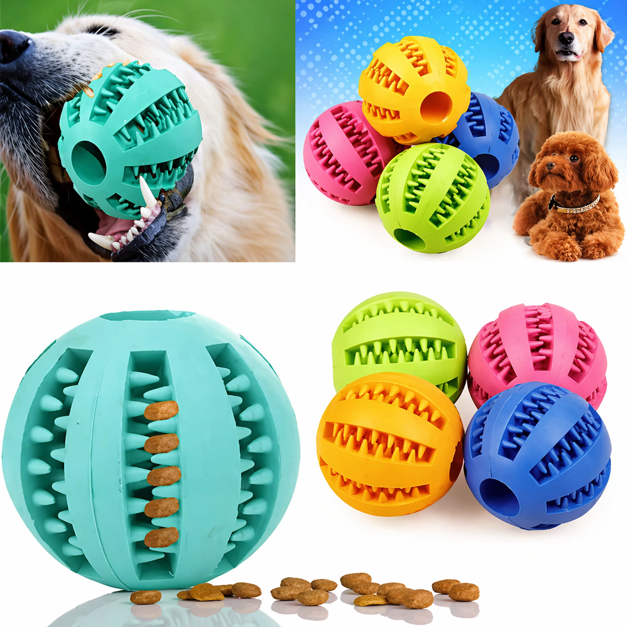 Leckerli Ball für Hunde & Katzen
