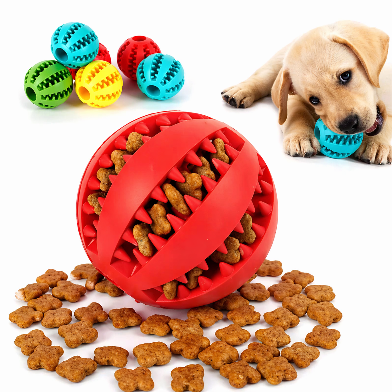 Leckerli Ball für Hunde & Katzen