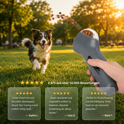 Leckerli-Werfer für Hunde & Katzen