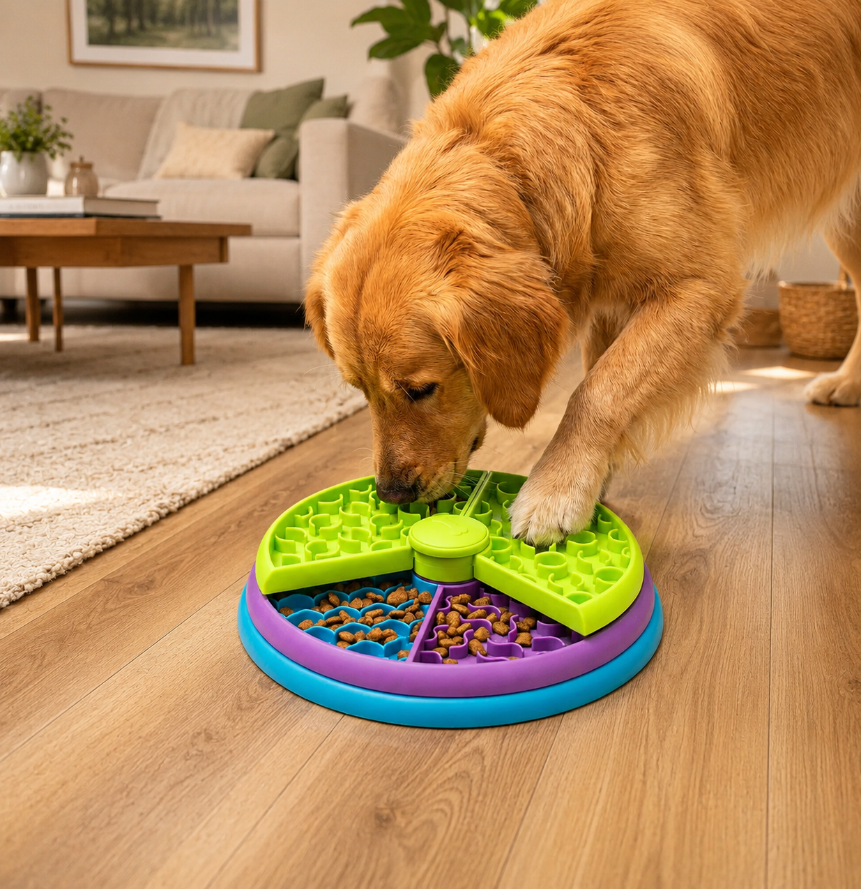 3-in-1 Intelligenz-Futterpuzzle für Hunde
