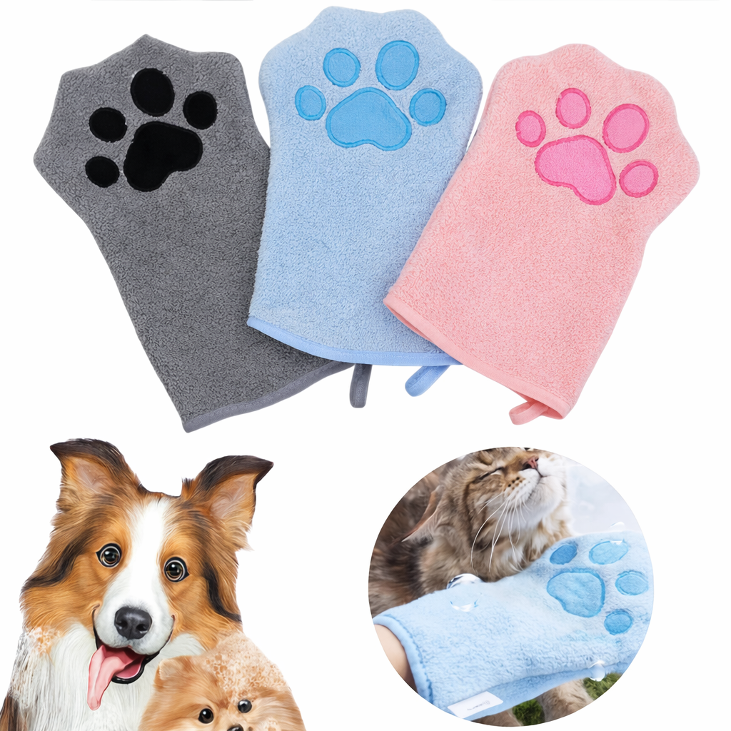 Badehandschuhe für Hunde & Katzen