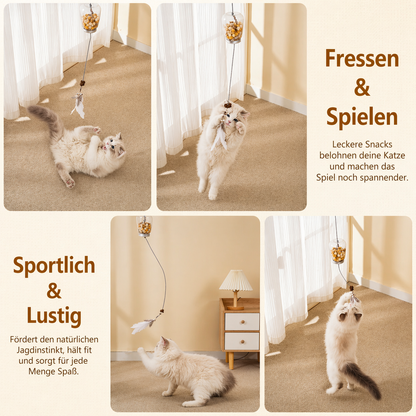 Katzen Spielzeug mit Leckerli-Spender