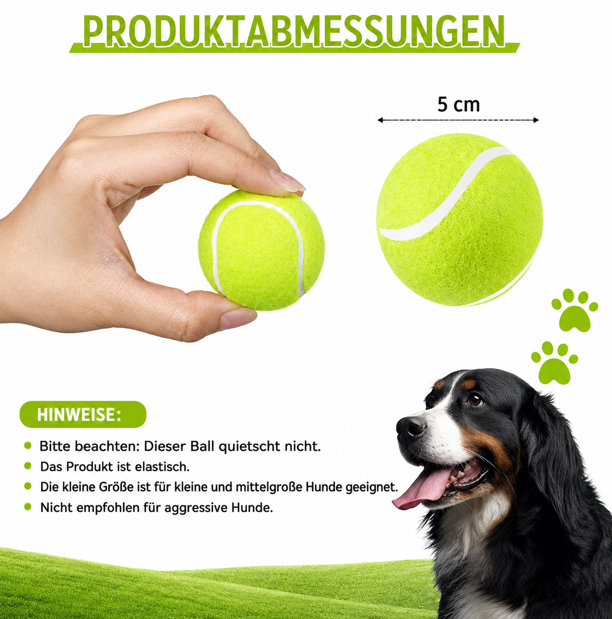 Tennisbälle für Hunde