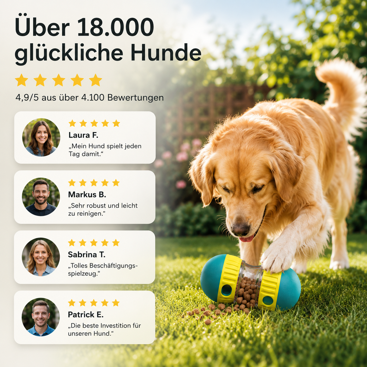 Snackball für Hunde