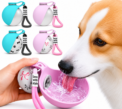 2-in-1 Hunde Trinkflasche