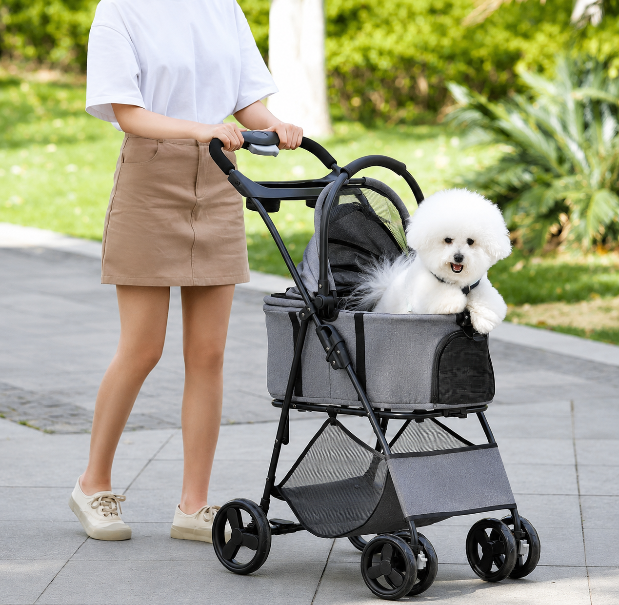3-in-1 Hundebuggy & Katzenwagen