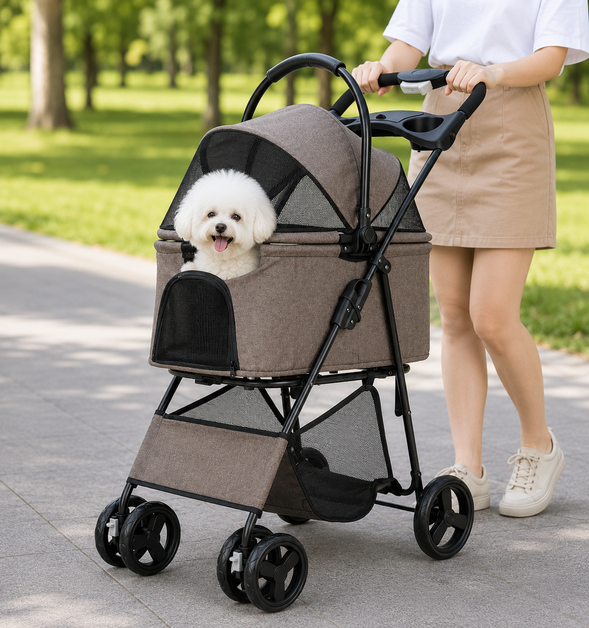 3-in-1 Hundebuggy & Katzenwagen