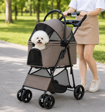 3-in-1 Hundebuggy & Katzenwagen