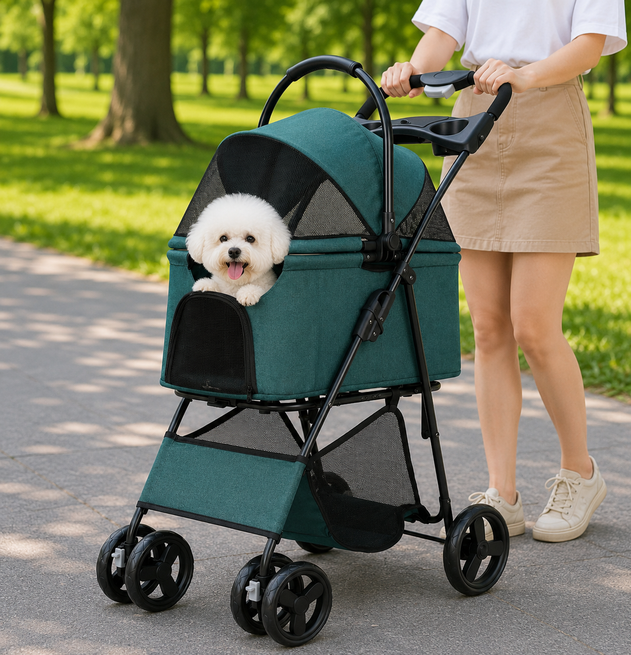 3-in-1 Hundebuggy & Katzenwagen