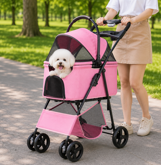 3-in-1 Hundebuggy & Katzenwagen