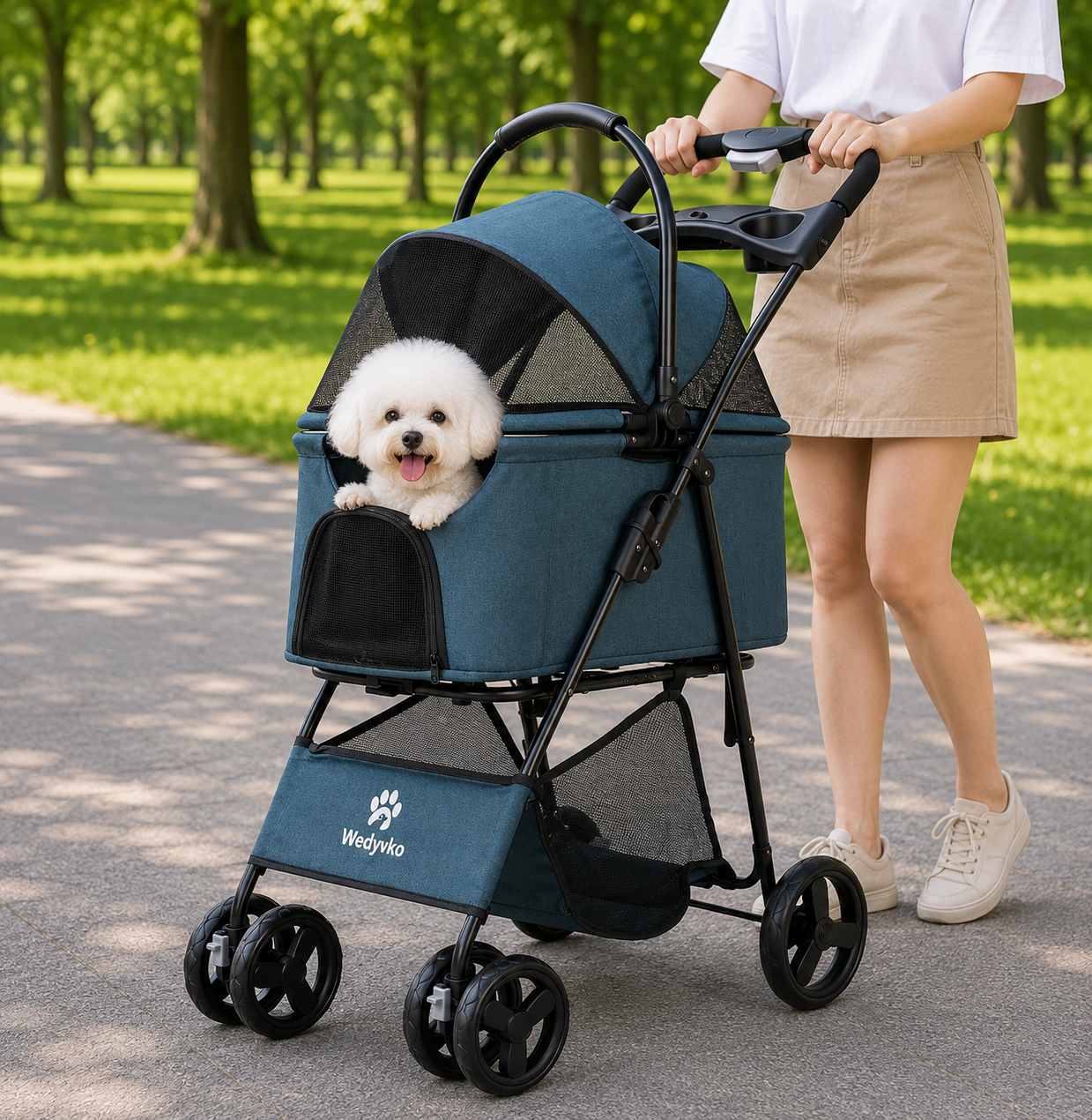 3-in-1 Hundebuggy & Katzenwagen