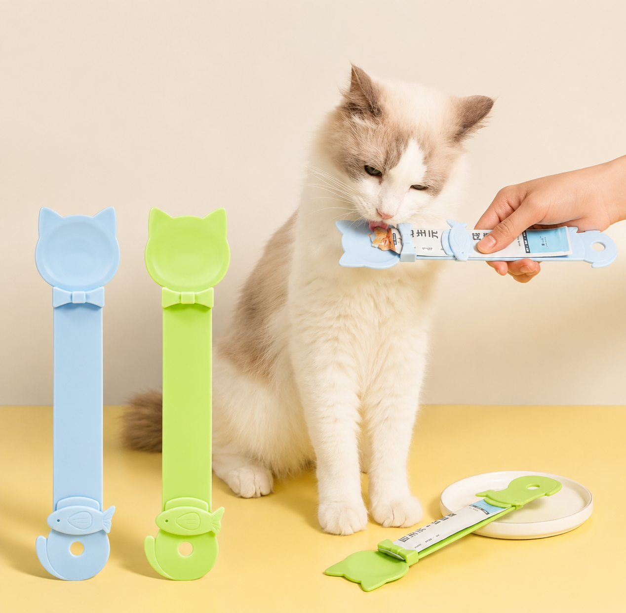 Leckerli Futterlöffel für Katzen