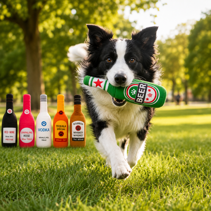 Quietsch-Flasche für Hunde