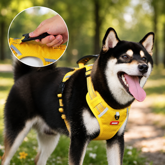 Reflektierendes Anti-Zug Hundegeschirr mit Griff