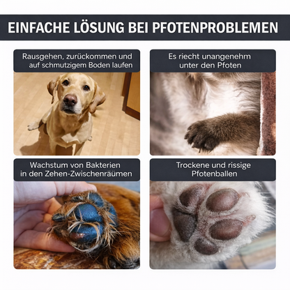 Pfotenreiniger Schaum 100 ml mit Bürste