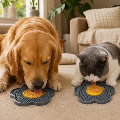 Sonnenblumen-Schleckmatte für Hunde & Katzen