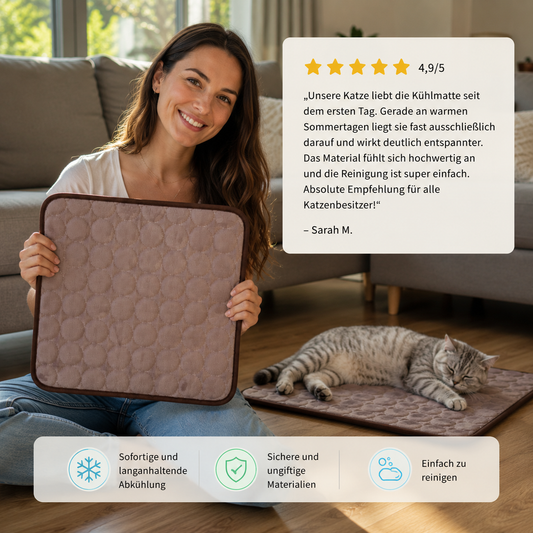 Kühlmatte für Katzen & Hunde