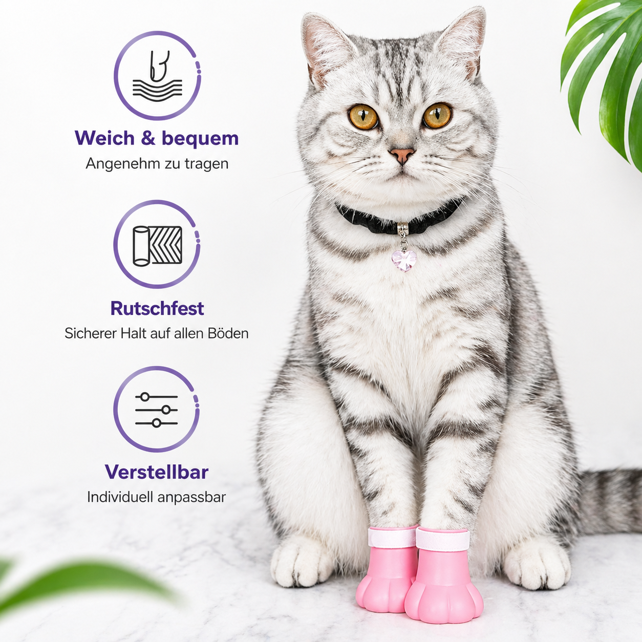 Haustier Schuhe 4er Set