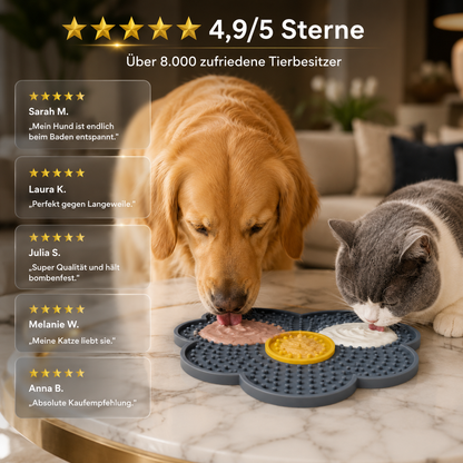 Sonnenblumen-Schleckmatte für Hunde & Katzen