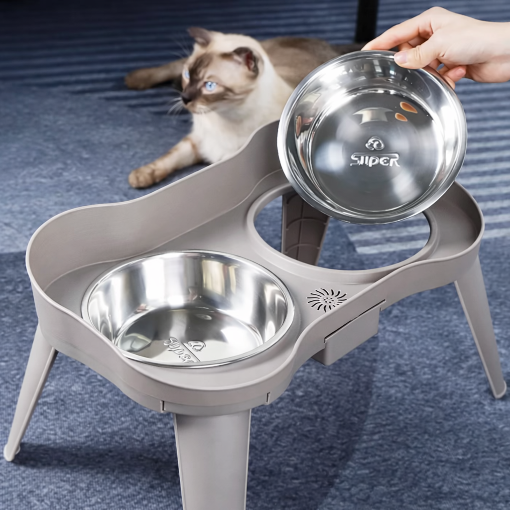 Edelstahl Futternapf 2-in-1