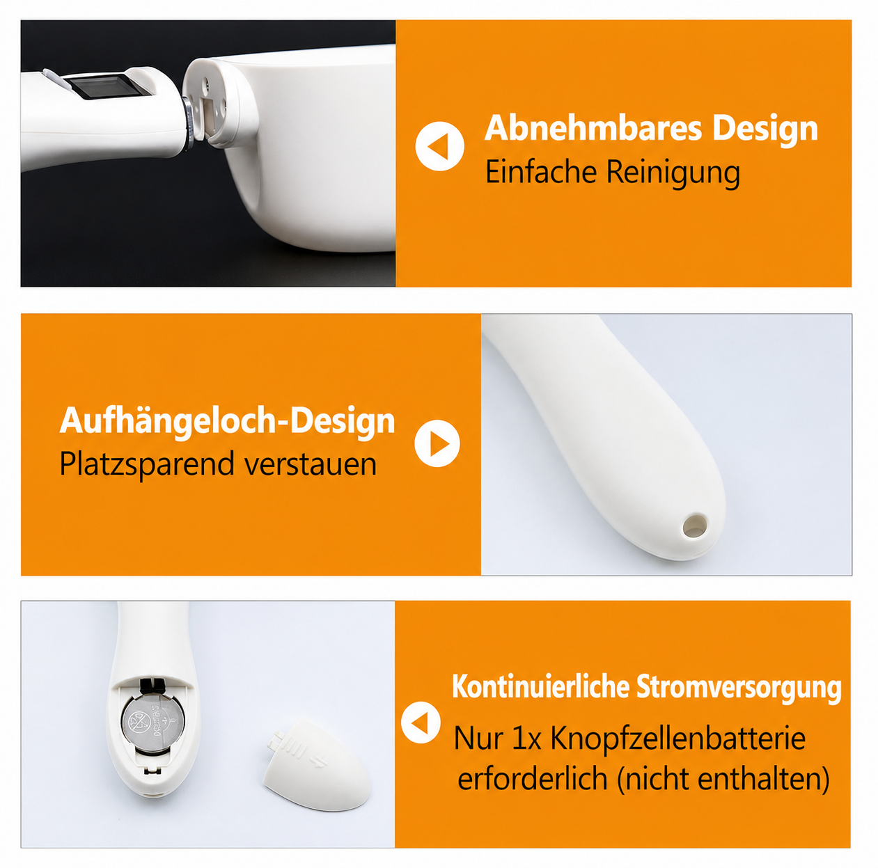 Digitale Futterschaufel mit Waage