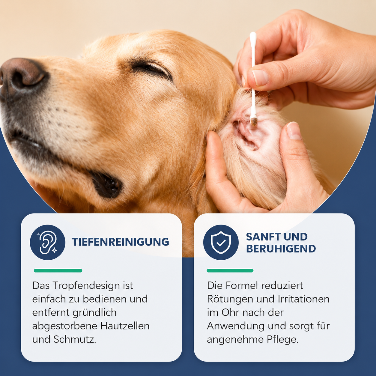 Ohrenreiniger für Hunde & Katzen
