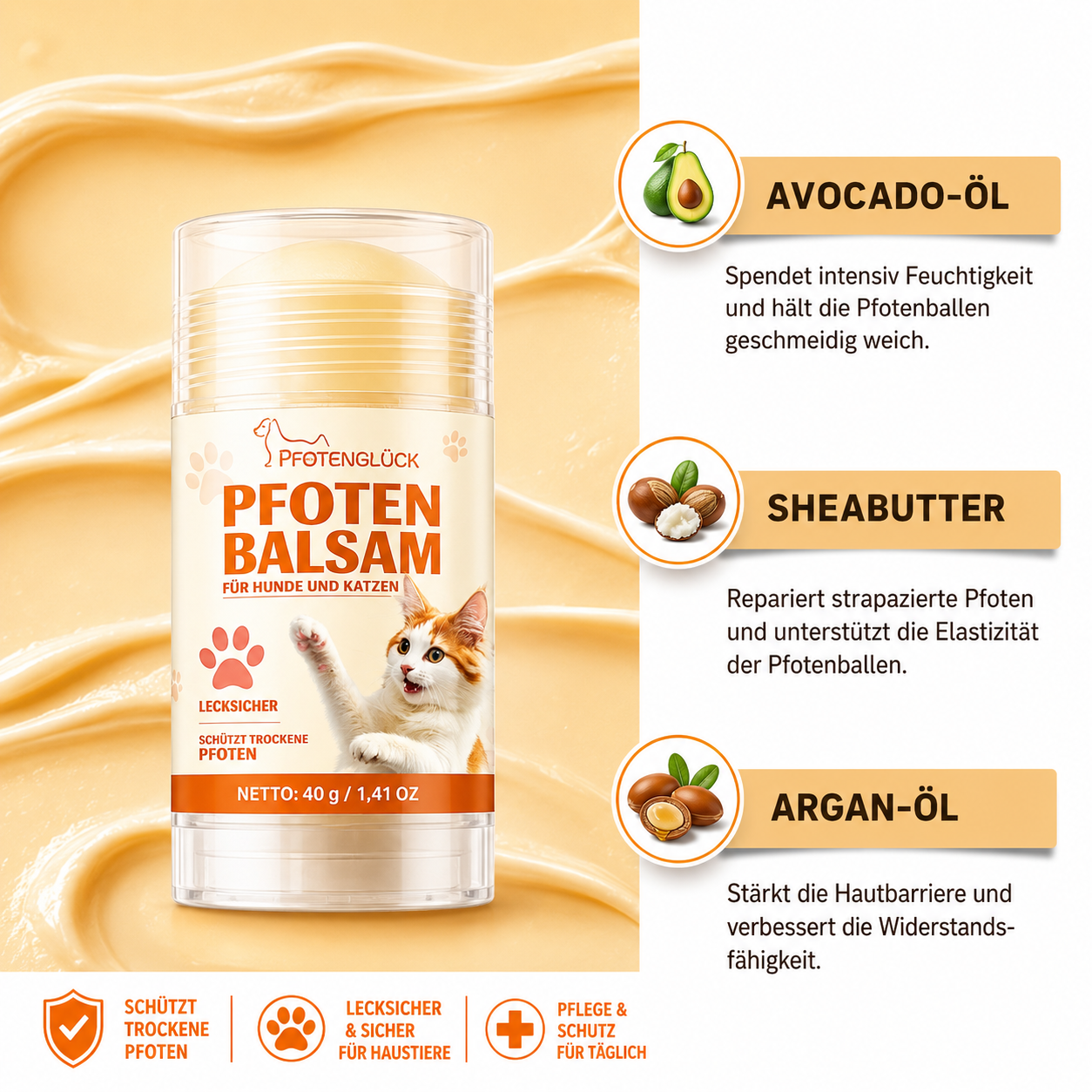 Pfotenbalsam für Hunde & Katzen
