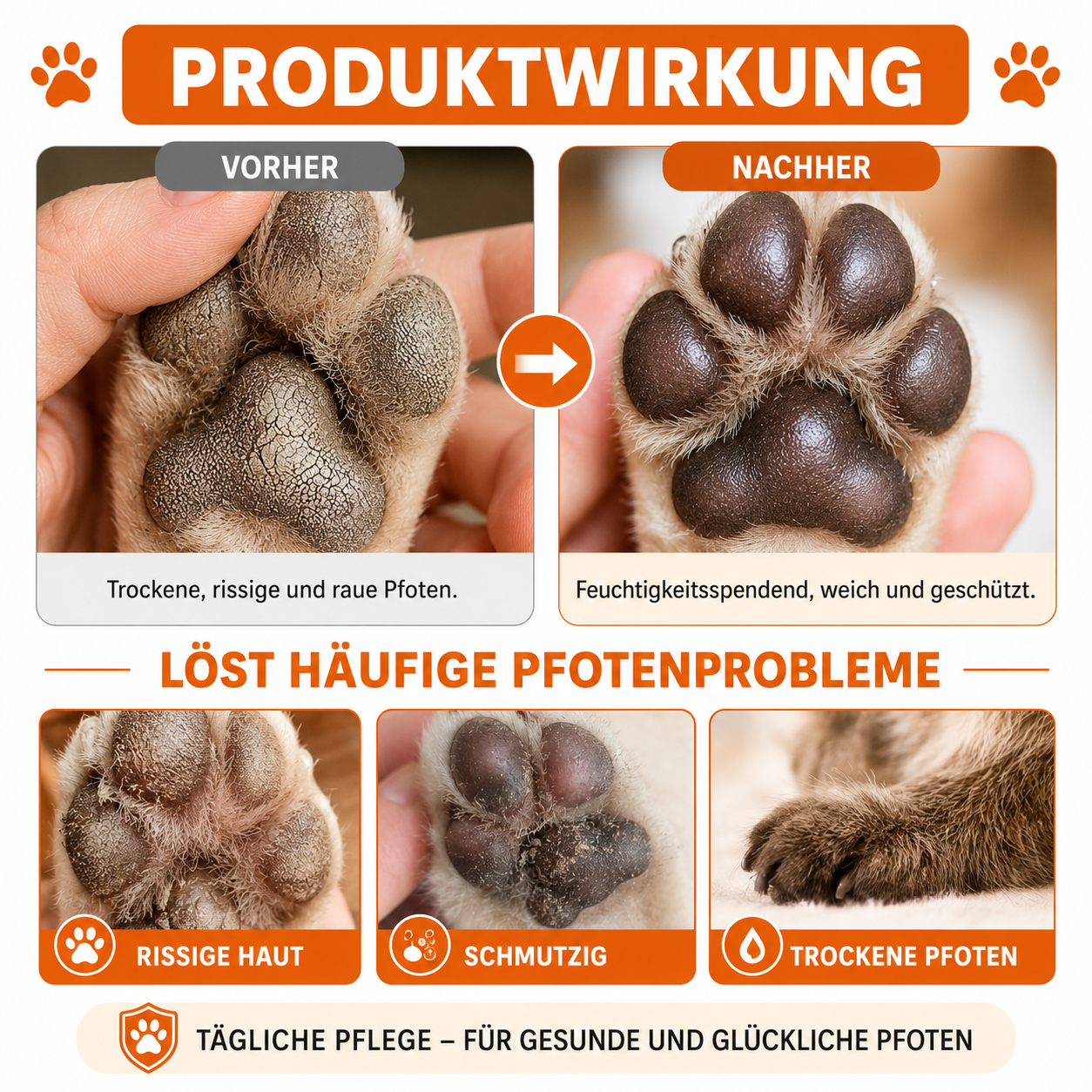 Pfotenbalsam für Hunde & Katzen