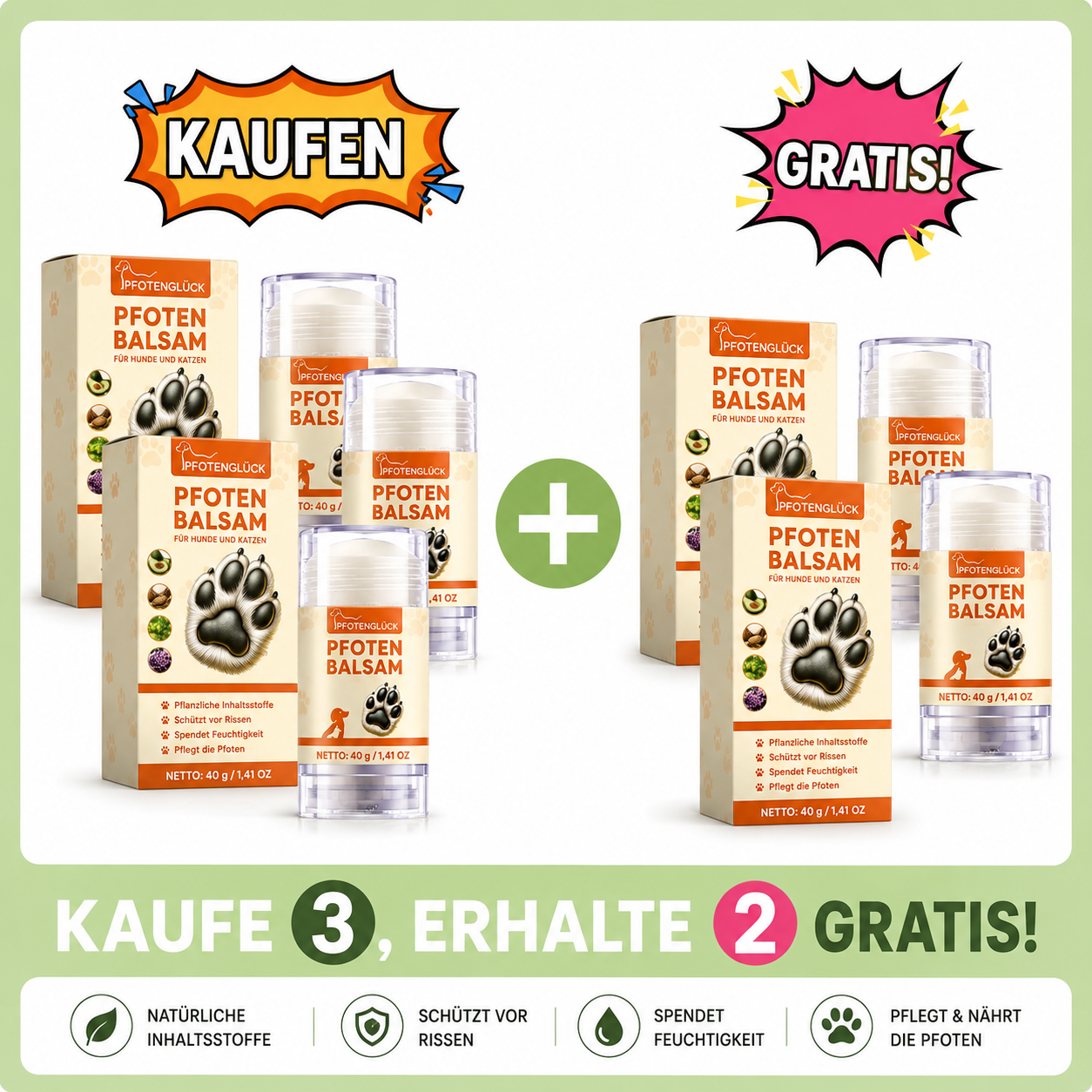 Pfotenbalsam für Hunde & Katzen