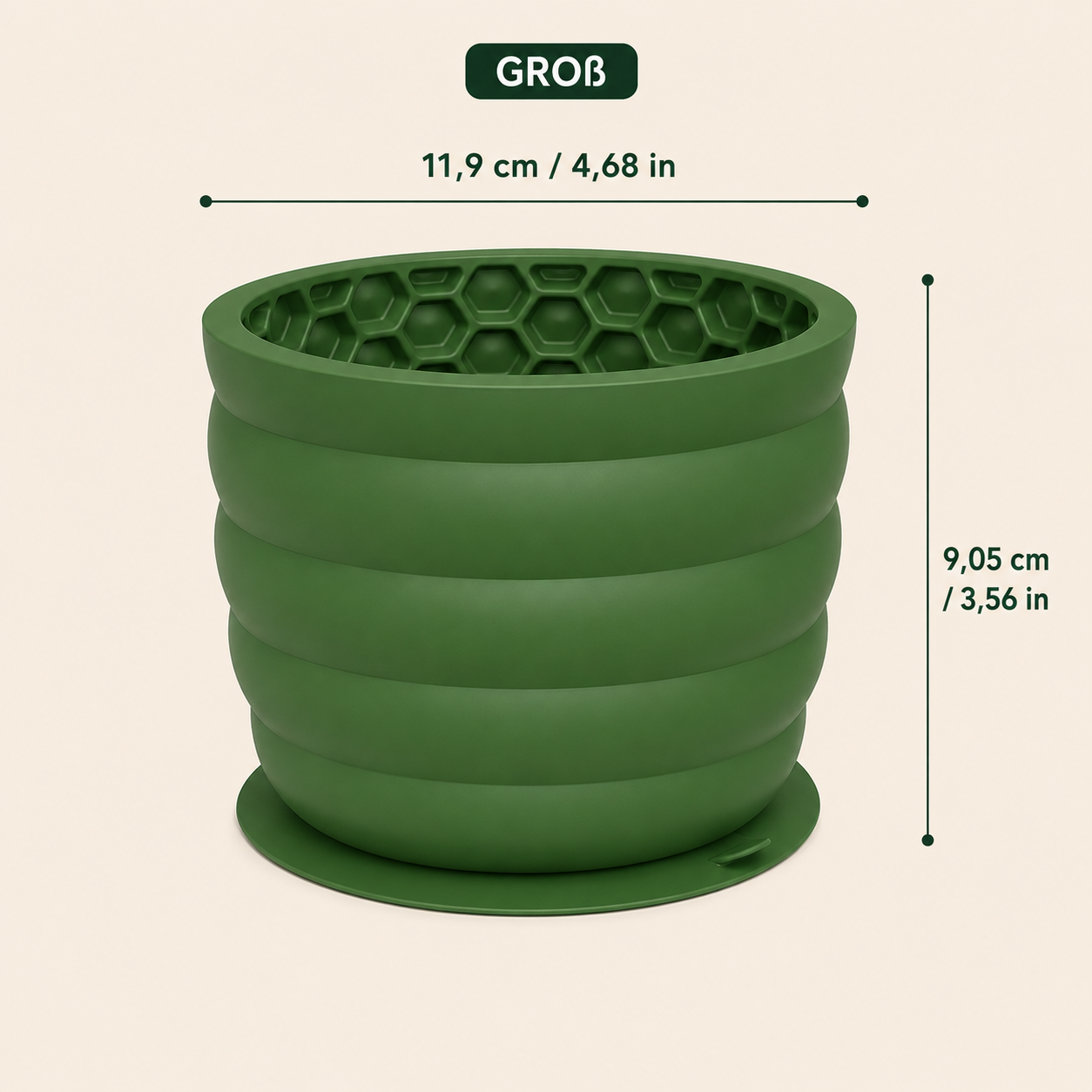 Slow Feeder Napf aus Silikon