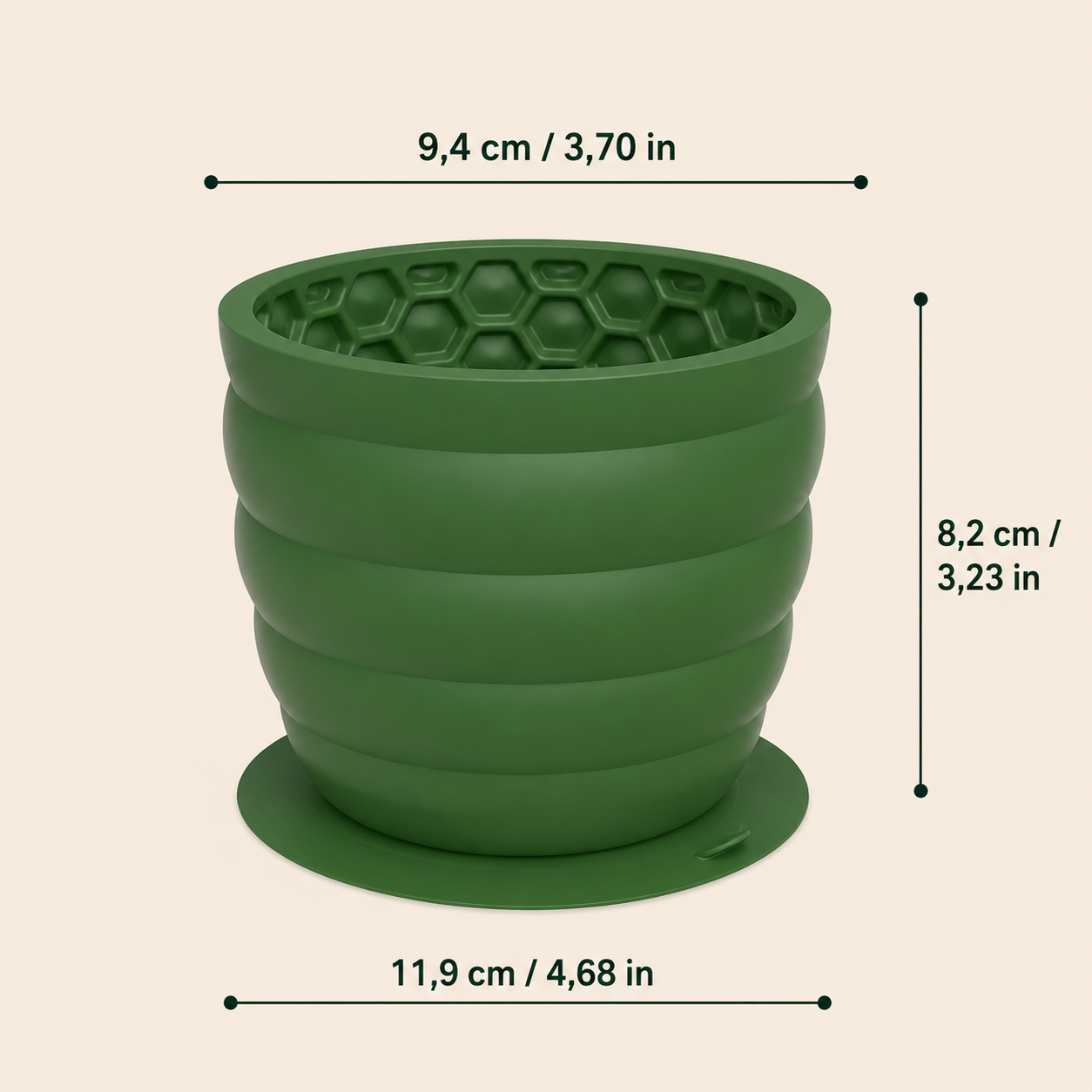 Slow Feeder Napf aus Silikon