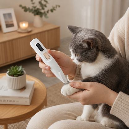LED Pfotentrimmer für Katzen