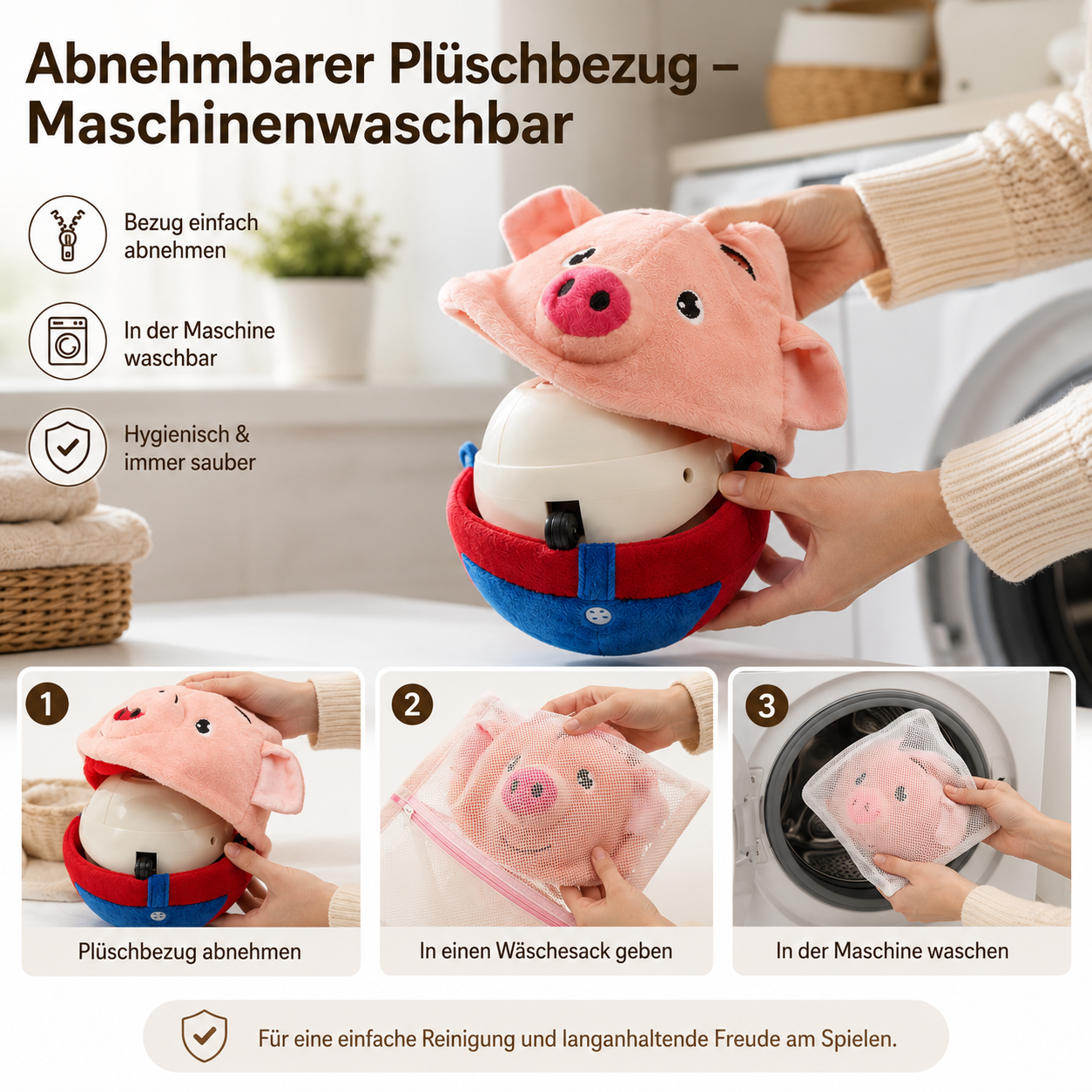Selbstbewegendes Hundespielzeug