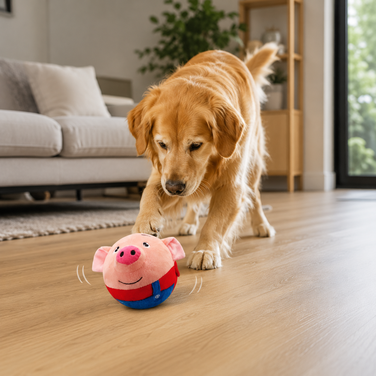 Selbstbewegendes Hundespielzeug