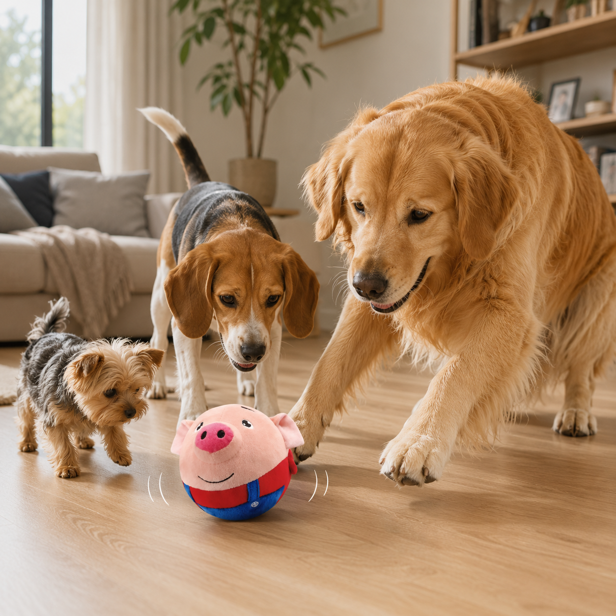 Selbstbewegendes Hundespielzeug