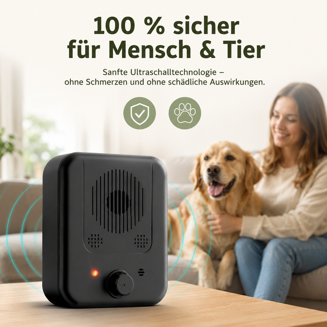 Ultraschall Trainingsgerät für Hunde