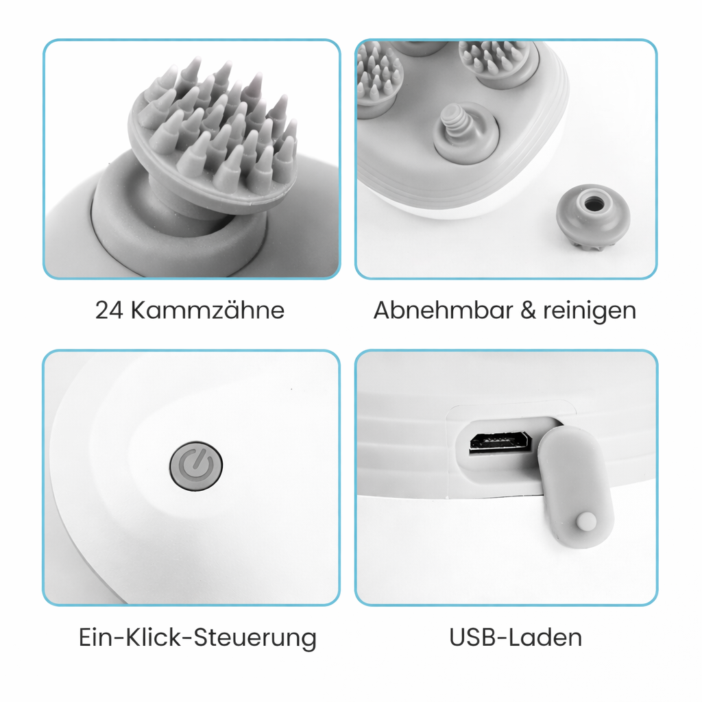 Elektrischer Kopfhaut-Massierer