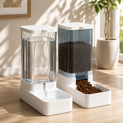 Automatischer Futter & Wasser Spender für Hunde