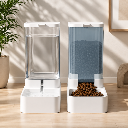 Automatischer Futter & Wasser Spender für Hunde