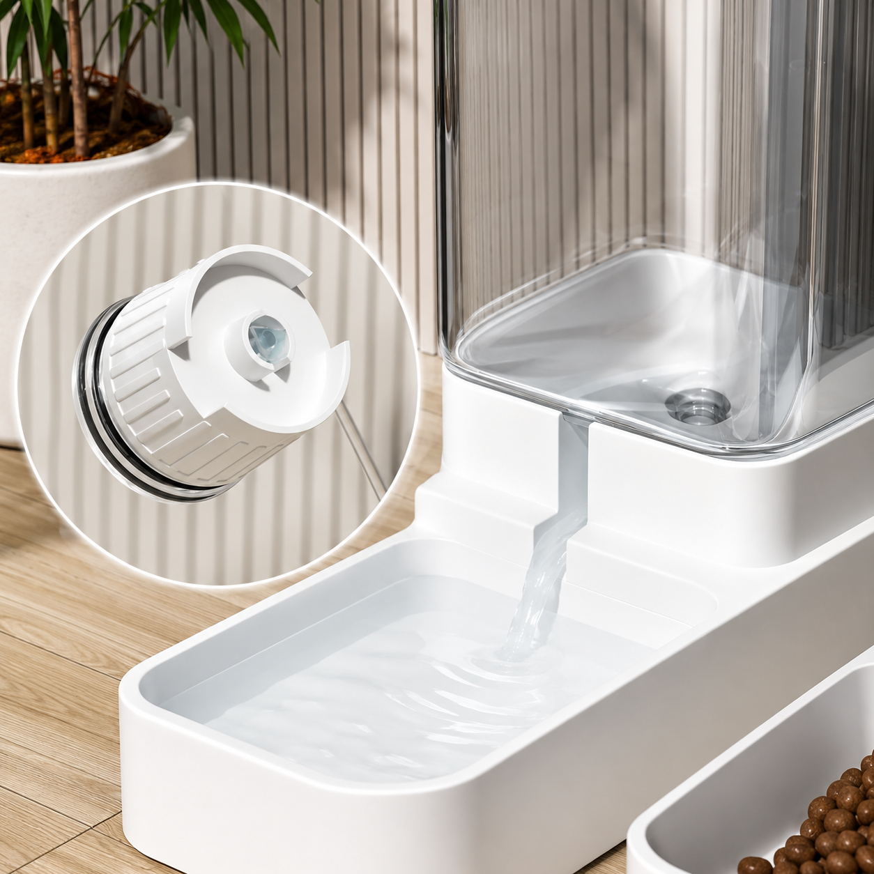 Automatischer Futter & Wasser Spender für Hunde