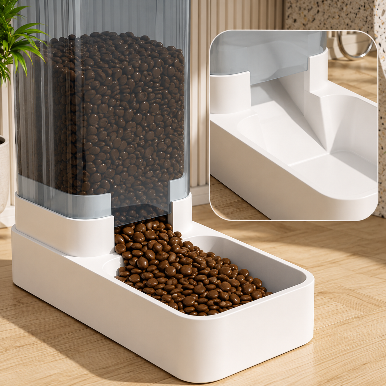 Automatischer Futter & Wasser Spender für Hunde