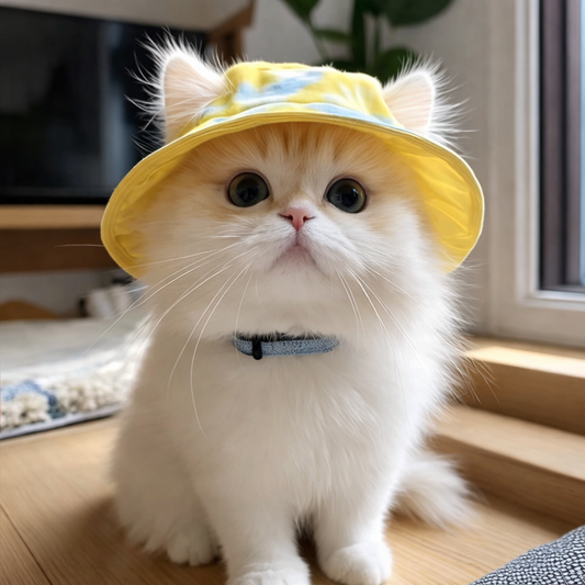 Katzen Sonnenhut mit Ohrenlöchern
