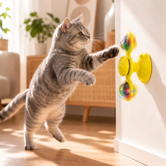 Wand-Kreiselspielzeug für Katzen