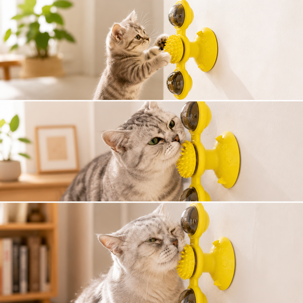 Wand-Kreiselspielzeug für Katzen