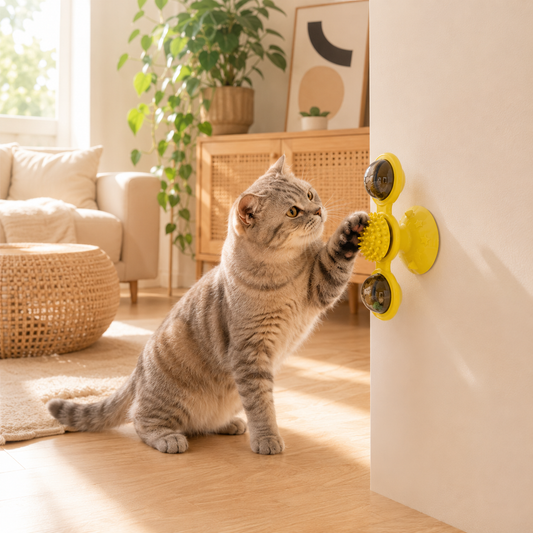 Wand-Kreiselspielzeug für Katzen