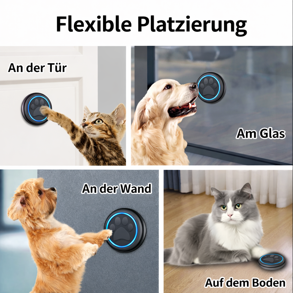 Haustier Klingel Trainingsknopf