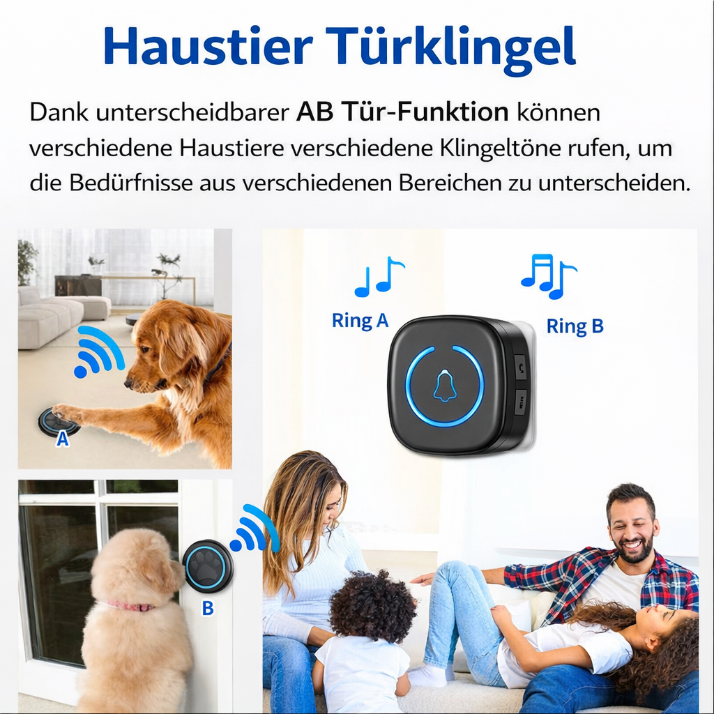 Haustier Klingel Trainingsknopf